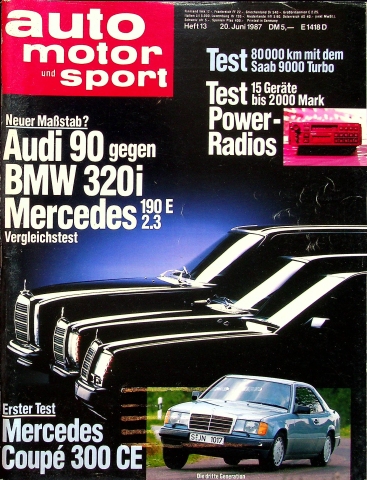 Deckblatt Auto Motor und Sport (13/1987)